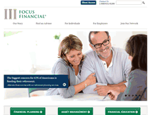 Tablet Screenshot of focusfinancial.com